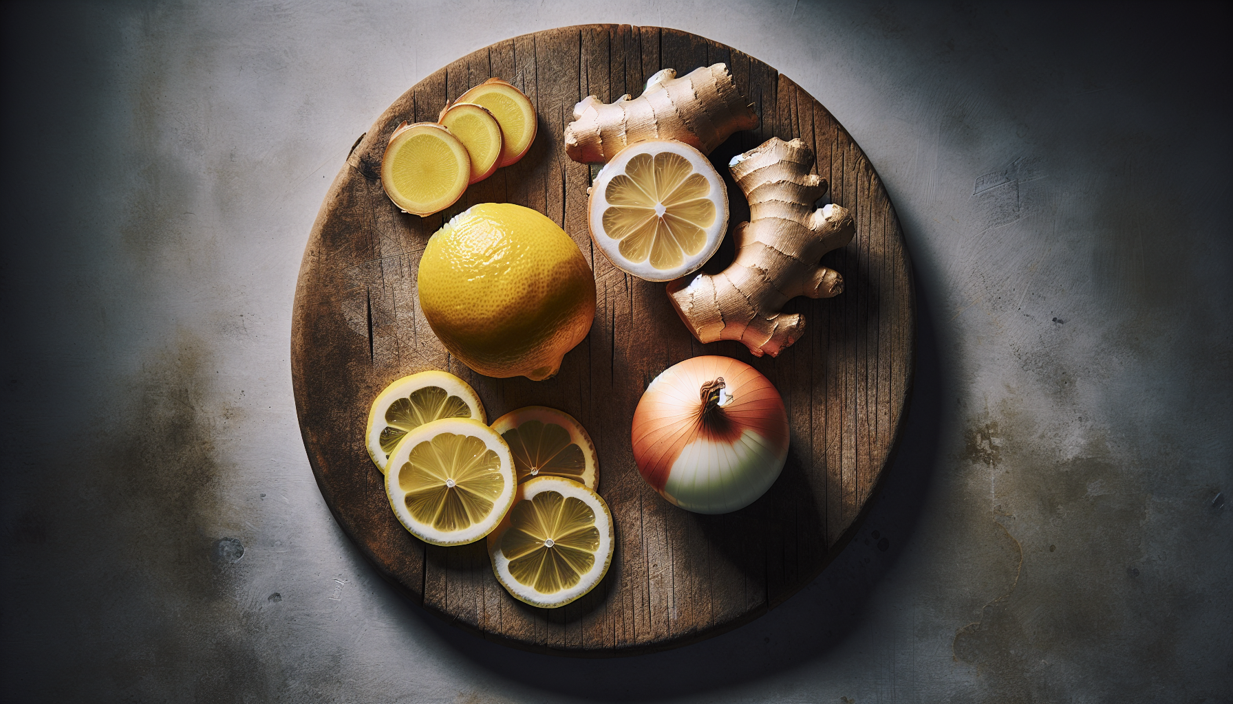 Natural Antibiotic for Pharyngitis: Lemon, Ginger, and Onion