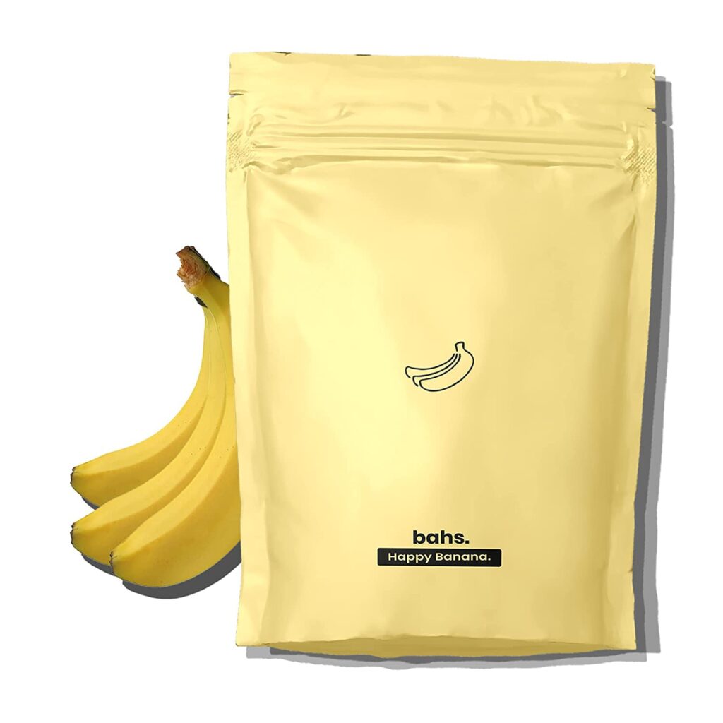 Bahs. Complete Meal Replacement Shake, Plant Based Vegan Protein, Sugar Free, Low Calorie, Gluten Free, Dairy Free, Non GMO, 26g of Protein (Happy Banana.)