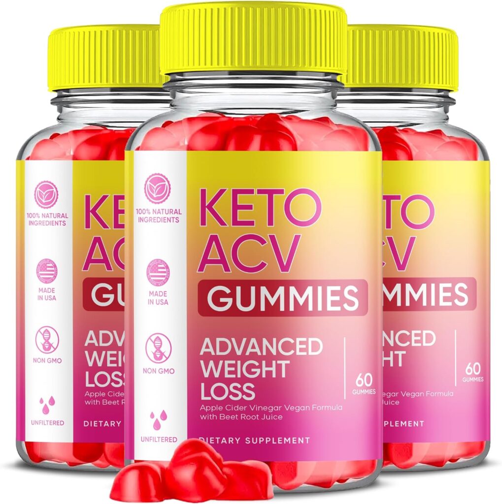 S.O Labs Keto ACV Gummies Advanced Weight Loss, Diet Belly Fat Folate Burner Apple Cider Vinegar Supplement, Keto+ACV Detox Vitamin Work Fast Folic Acid Beet Root (180 Gummies)