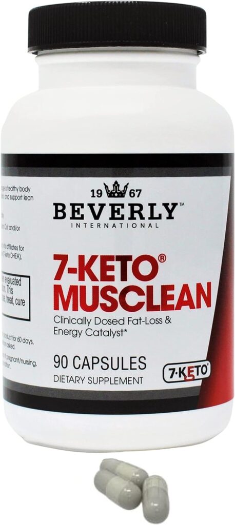 7-Keto Musclean. Lose up to 3X as Much Body Fat Without Losing Muscle Tone. Potent Thermogenic Diet Pill for Men  Women. Boost Fat-Burning Metabolism. Keto Diet - Reduce overeating. 90 caps