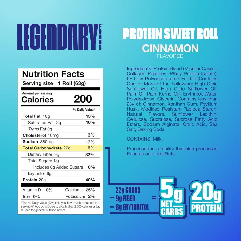 Legendary Foods High Protein Snack Bundle - Protein Pastry Hot Fudge 8-Pack and Cinnamon Sweet Rolls 10-Pack | Gluten Free Healthy Snacks | Low Sugar and Low Carb Protein Bar Alternative