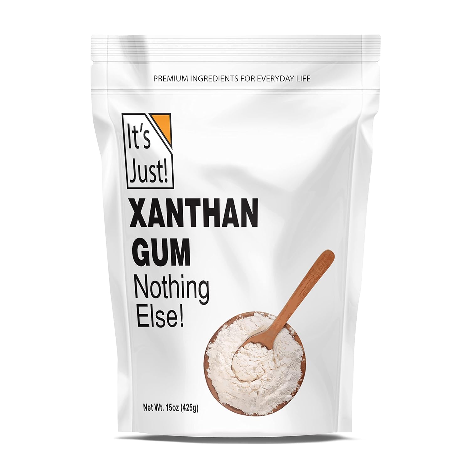 Its Just - Xanthan Gum, 8oz, Batch Tested Gluten Free, Keto Baking, Non-GMO, Thickener for Sauces, Soups, Dressings, Packaged in USA