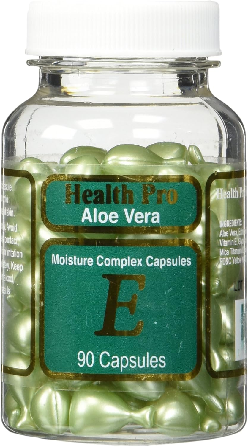 Aloe Vera  Vitamin E Skin Oil, 90 green Capsules