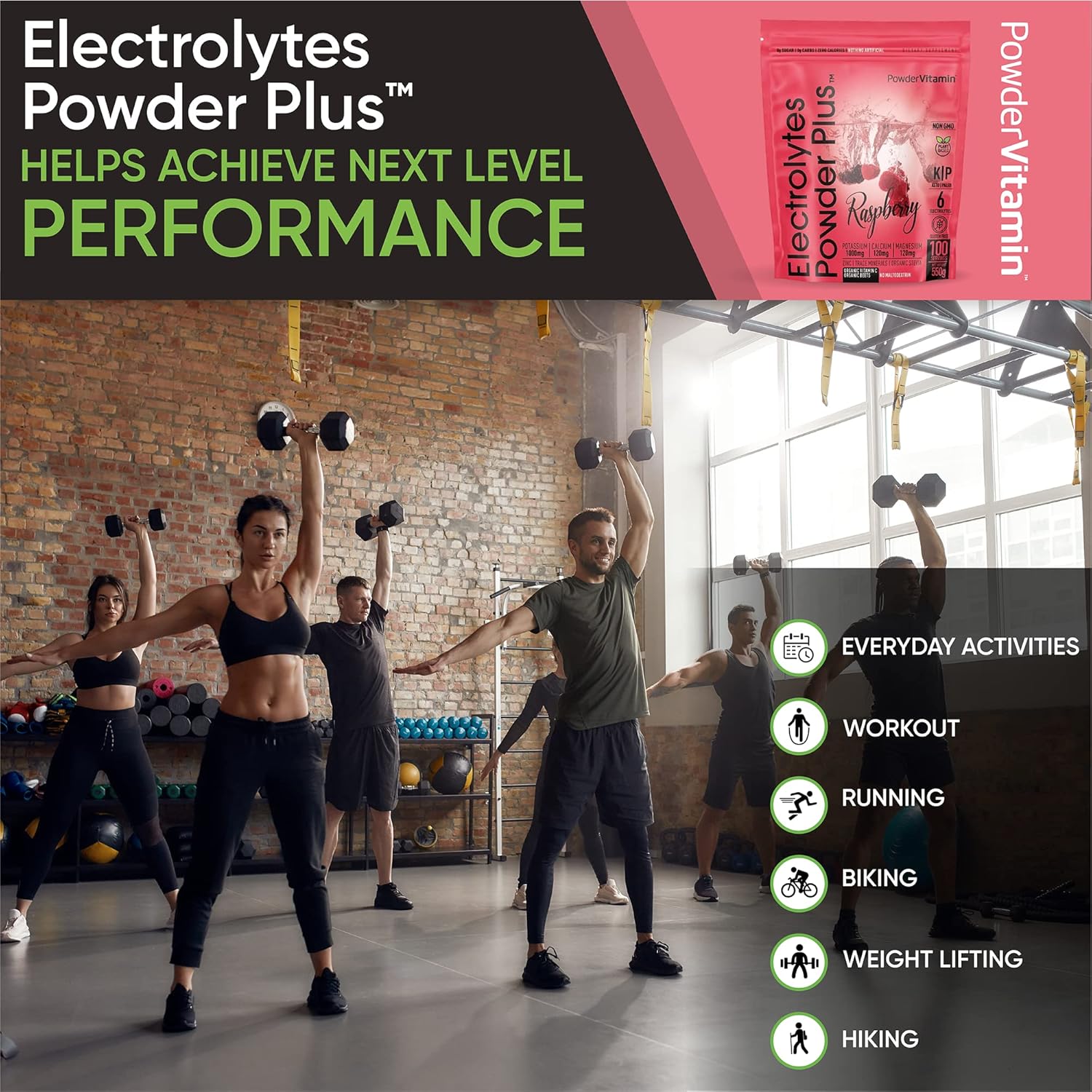 Electrolytes Powder Plus Keto, Lemonade (100 Servings) 0 Sugar, No Maltodextrin,1000mg Potassium,120mg Calcium,120mg Magnesium,Organic Vitamin C,Zero Calories, Energy Hydration Powder