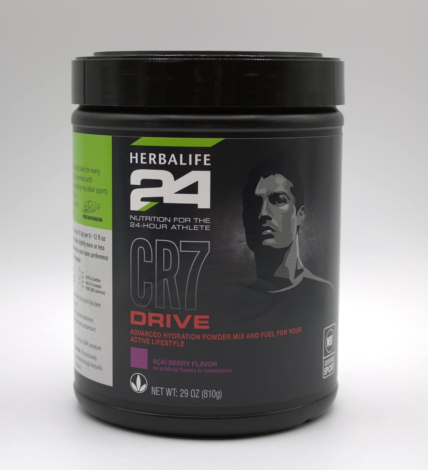 HERBALIFE24 CR7 Drive: Acai Berry (810G) Nutrition for The 24-Hour Athlete,Advanced Hydration Powder Mix and Fuel for Your Active Lifestyle, Natural Flavor, No Artificial Sweetener